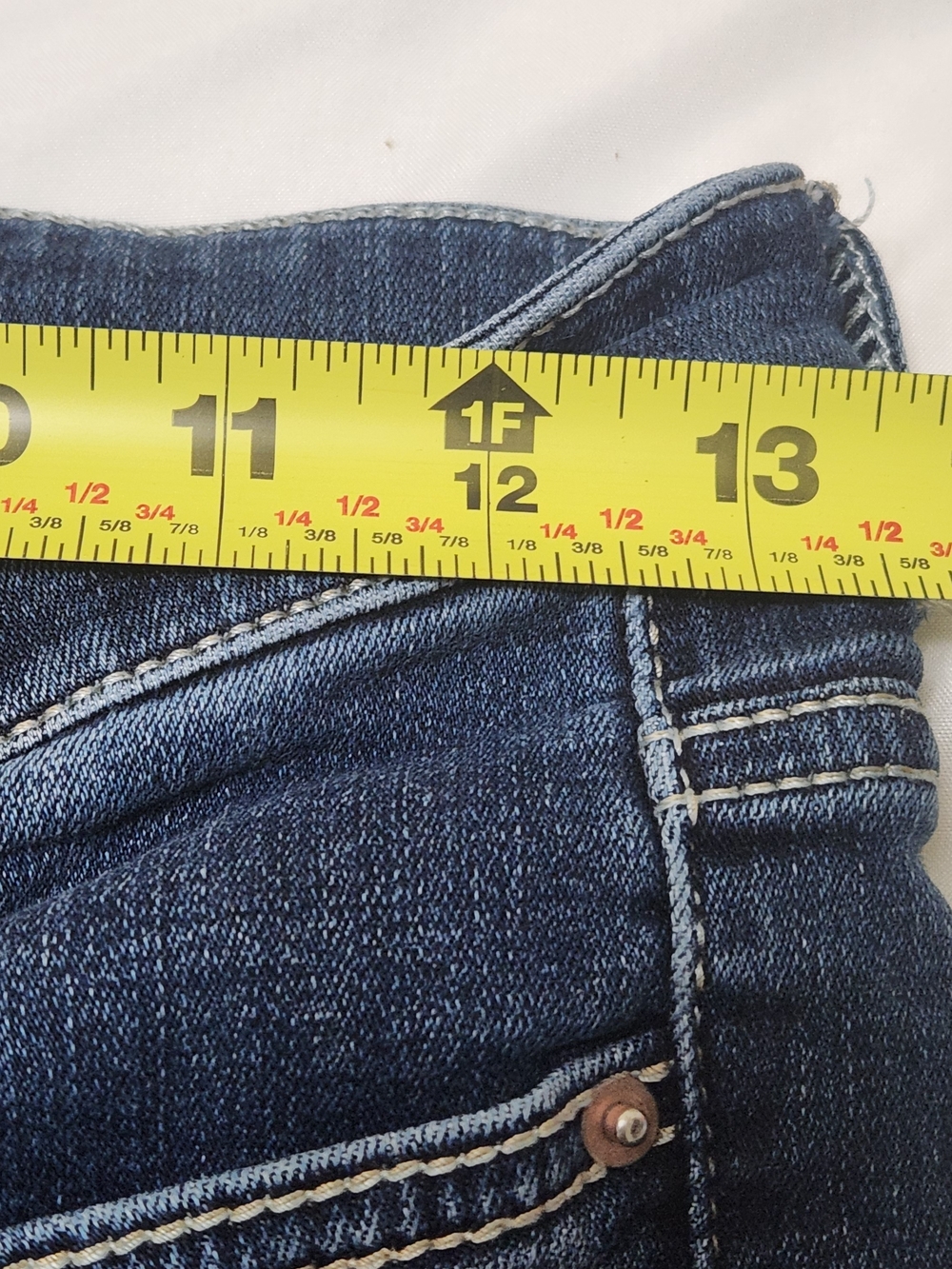 BKE Parker Jeans 27x35.5 (Fits 27x34) Bootcut Dark Wash High Rise Stretch - Picture 14 of 16